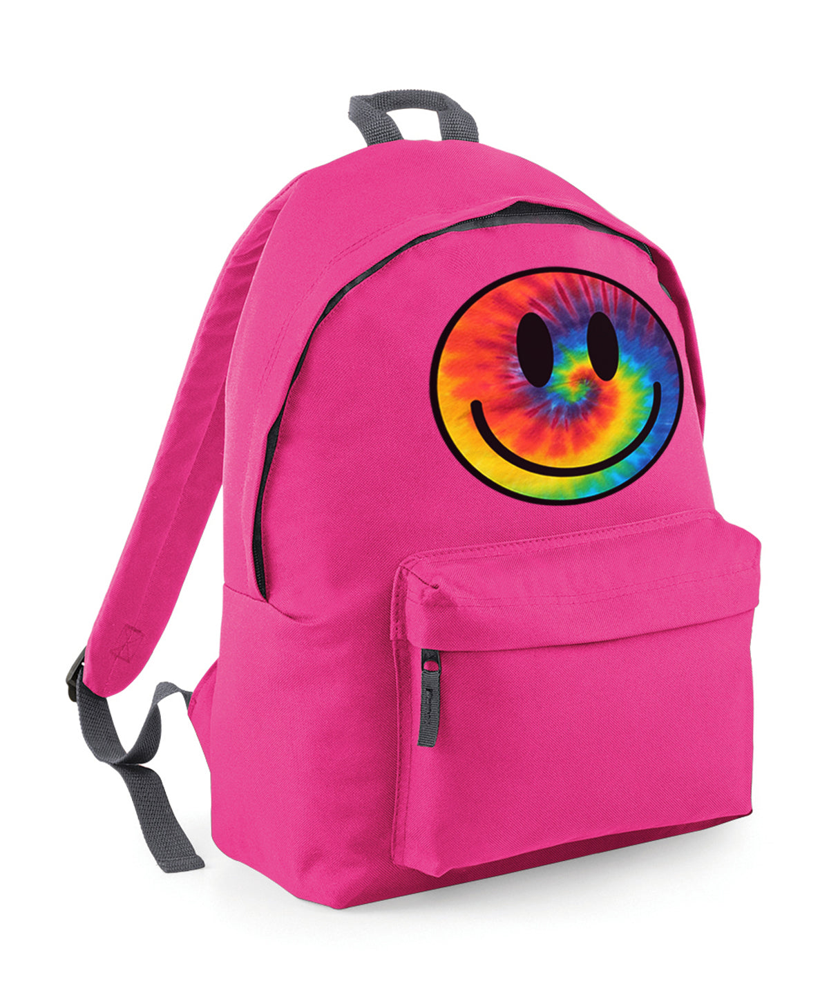 Tie Dye Happy Smile Face Back Pack