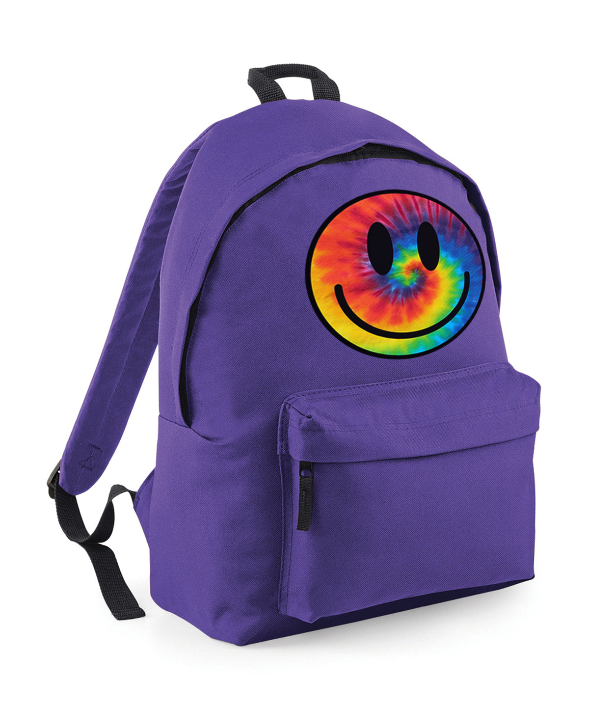 Tie Dye Happy Smile Face Back Pack