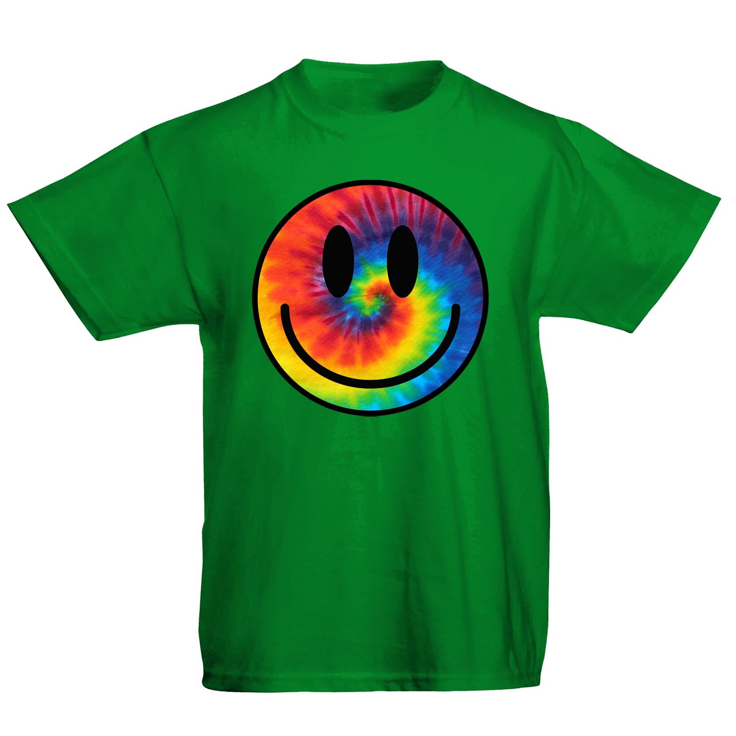 Tie Dye Happy Smile Face Kids T-shirt