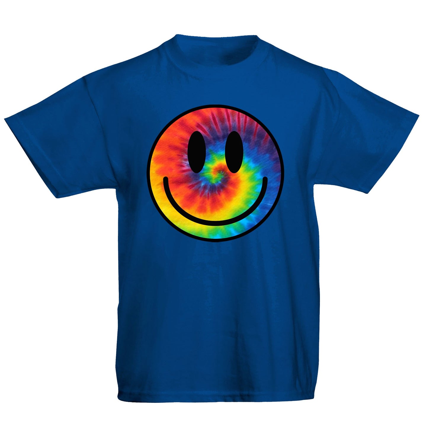 Tie Dye Happy Smile Face Kids T-shirt