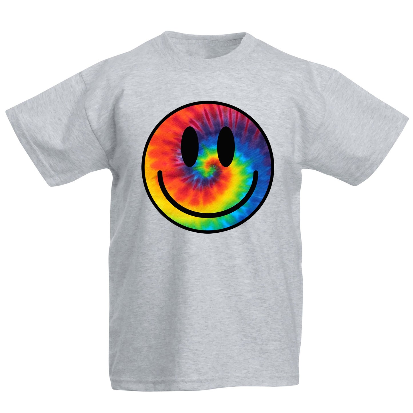 Tie Dye Happy Smile Face Kids T-shirt