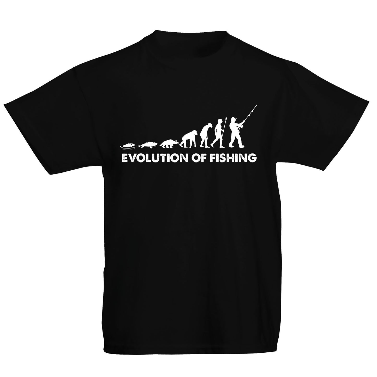 Evolution Of Fishing Kids T-shirt