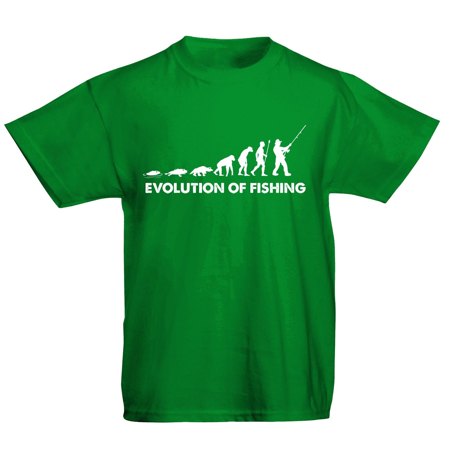 Evolution Of Fishing Kids T-shirt