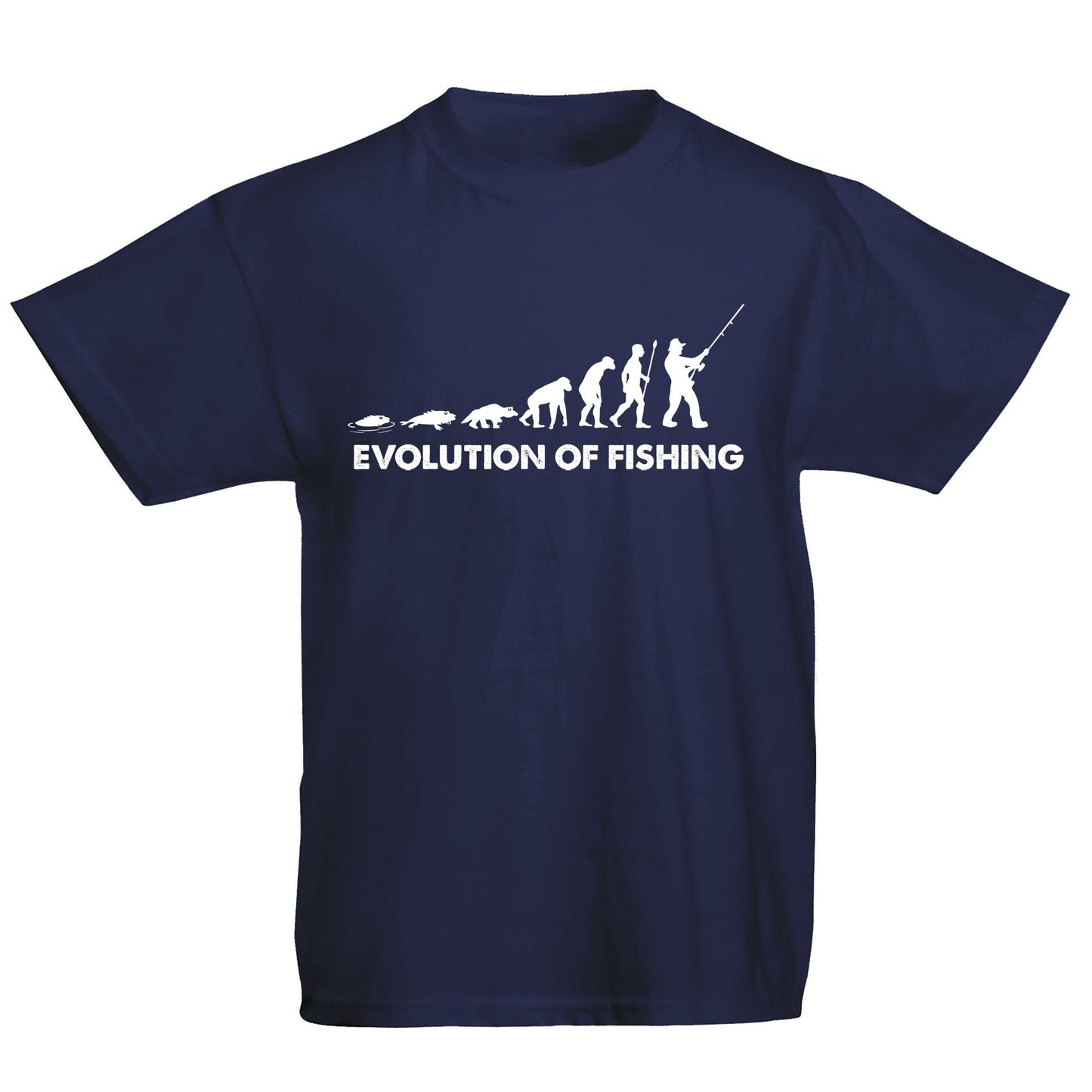 Evolution Of Fishing Kids T-shirt