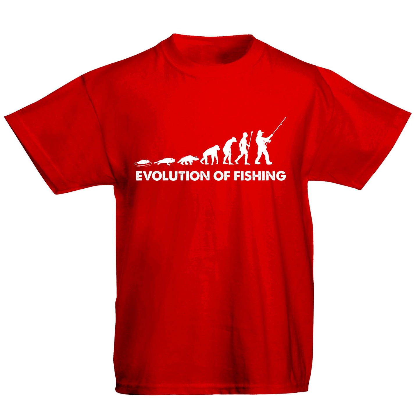 Evolution Of Fishing Kids T-shirt