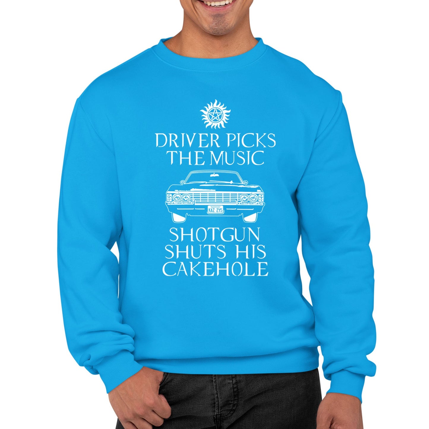 Driver Picks The Music Mens Sweatshirt