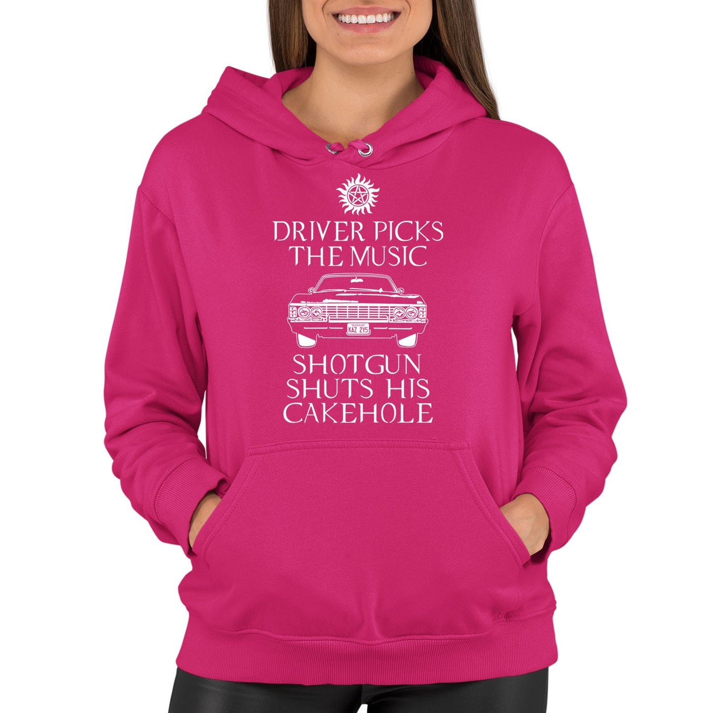 Driver Picks The Music Womens Pullover Hoodie