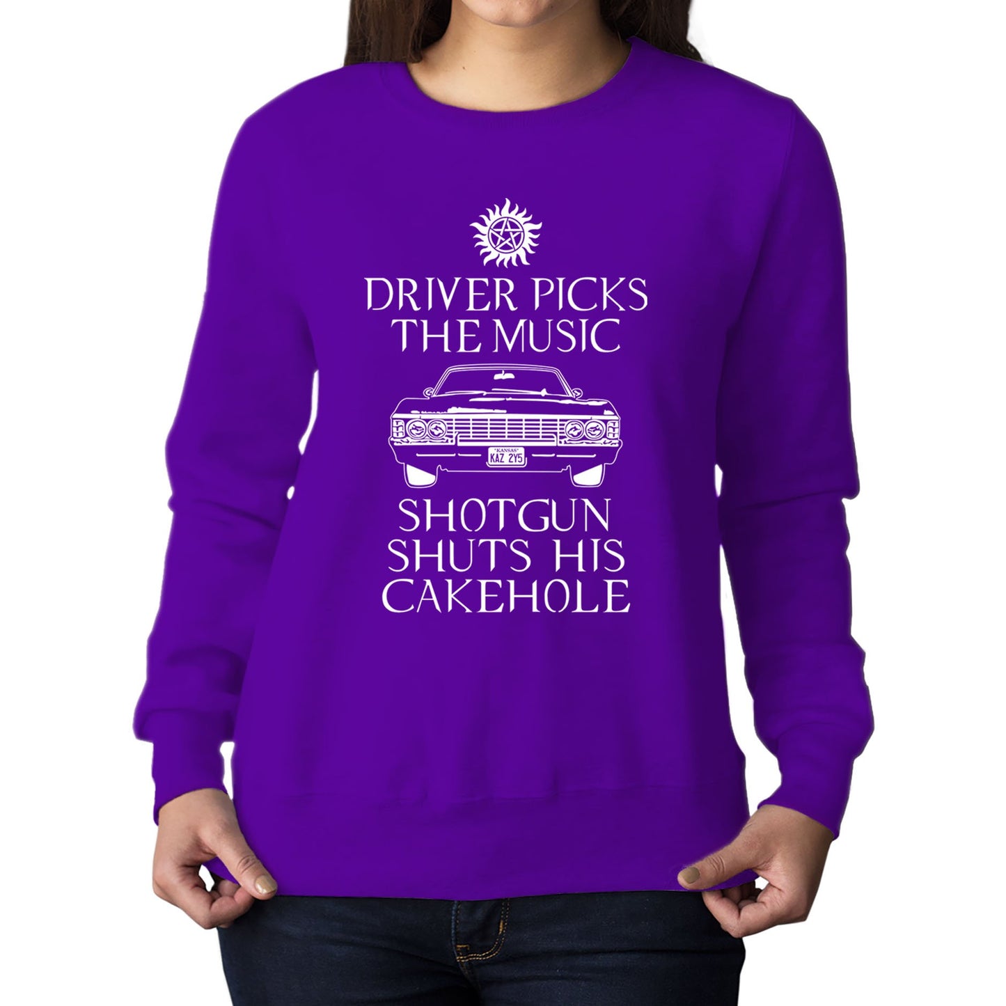 Driver Picks The Music Womens Sweatshirt