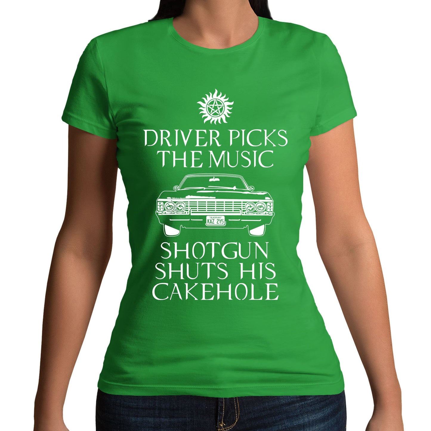 Driver Picks The Music Womens T-shirt