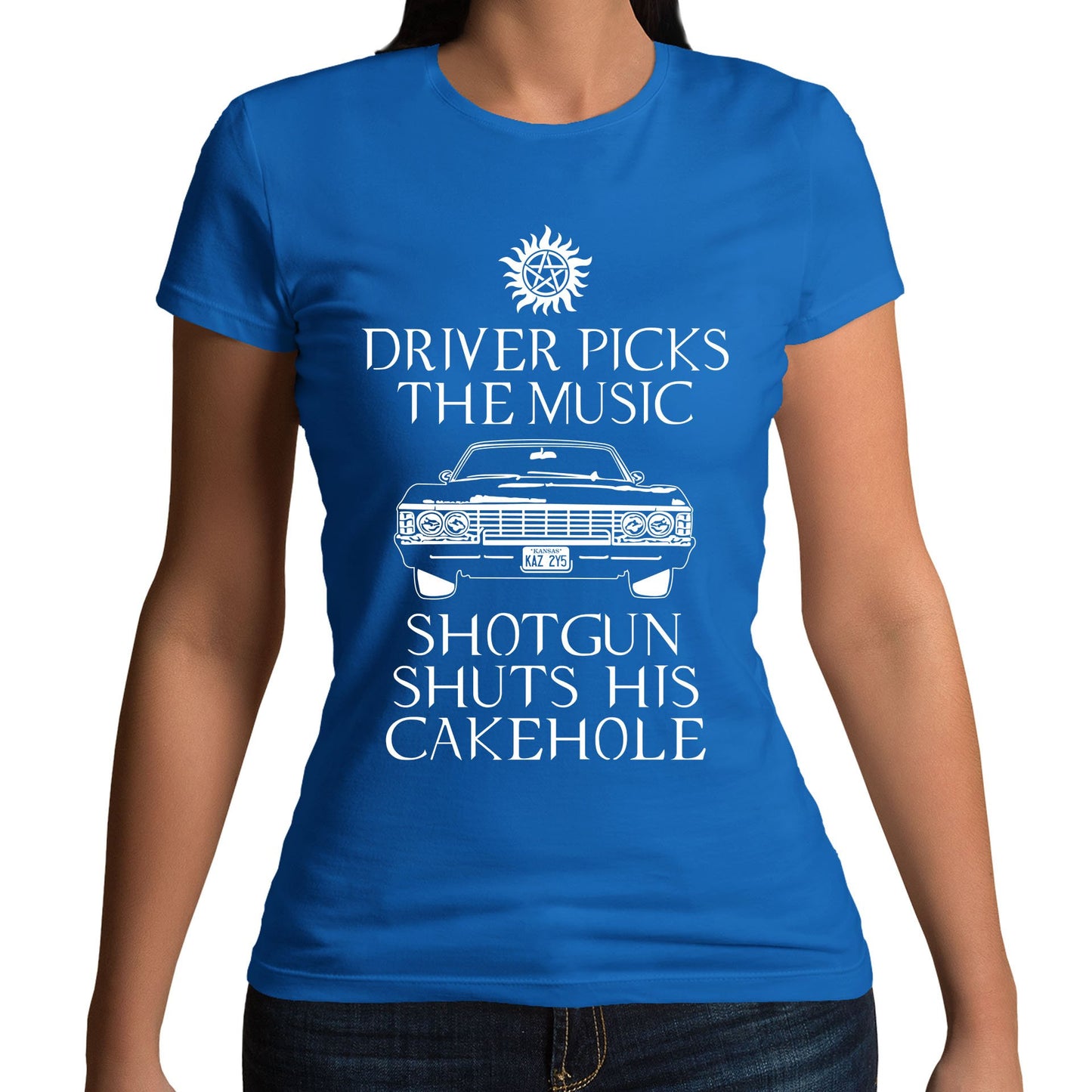 Driver Picks The Music Womens T-shirt