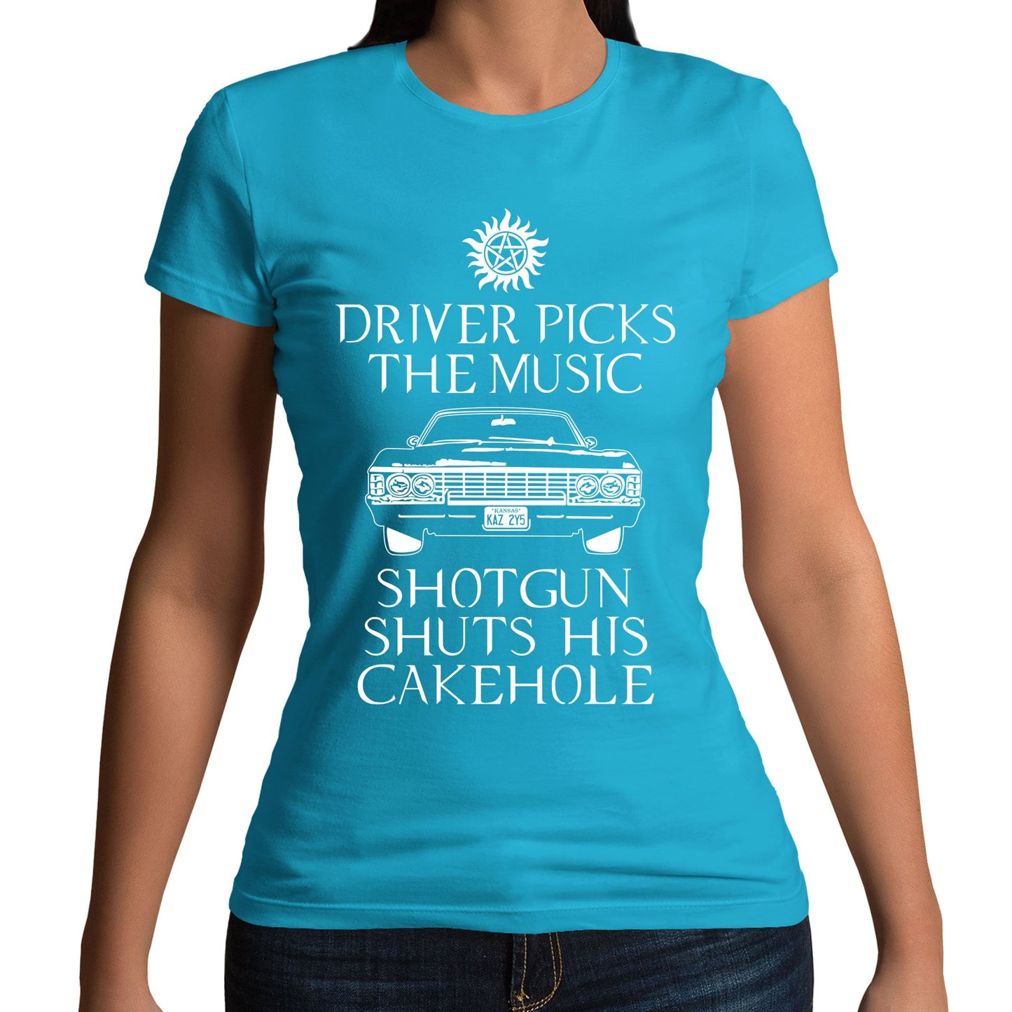 Driver Picks The Music Womens T-shirt