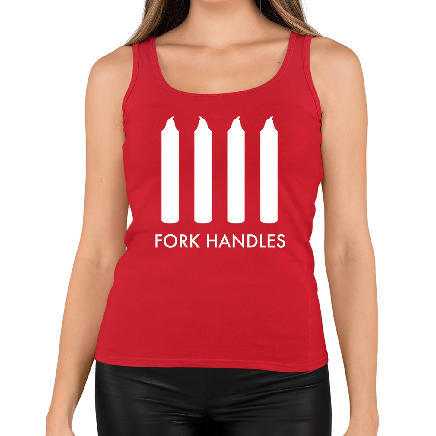 Fork Handles Funny Sketch Womens Vest