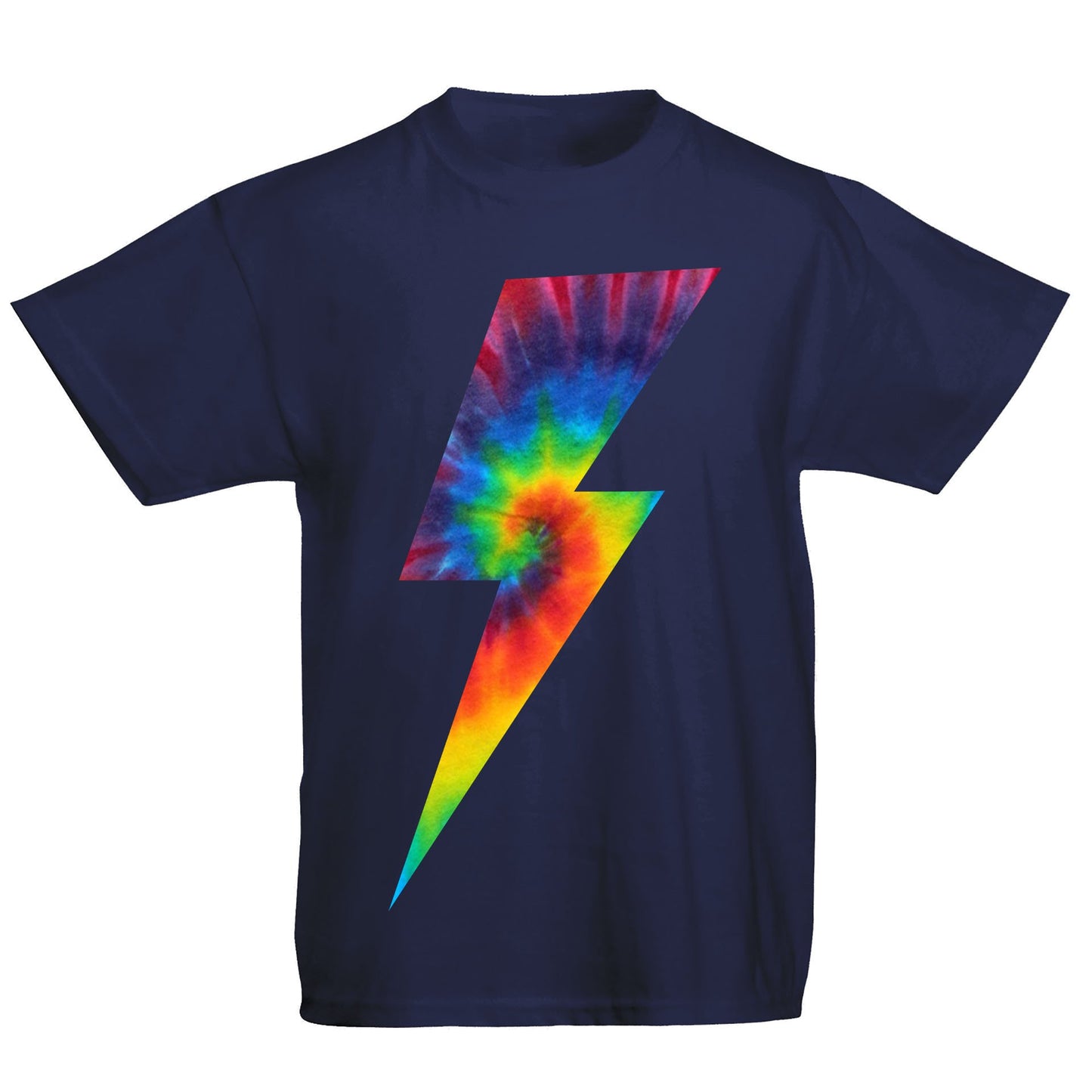 Tie Dye Lightning Bolt Kids T-shirt