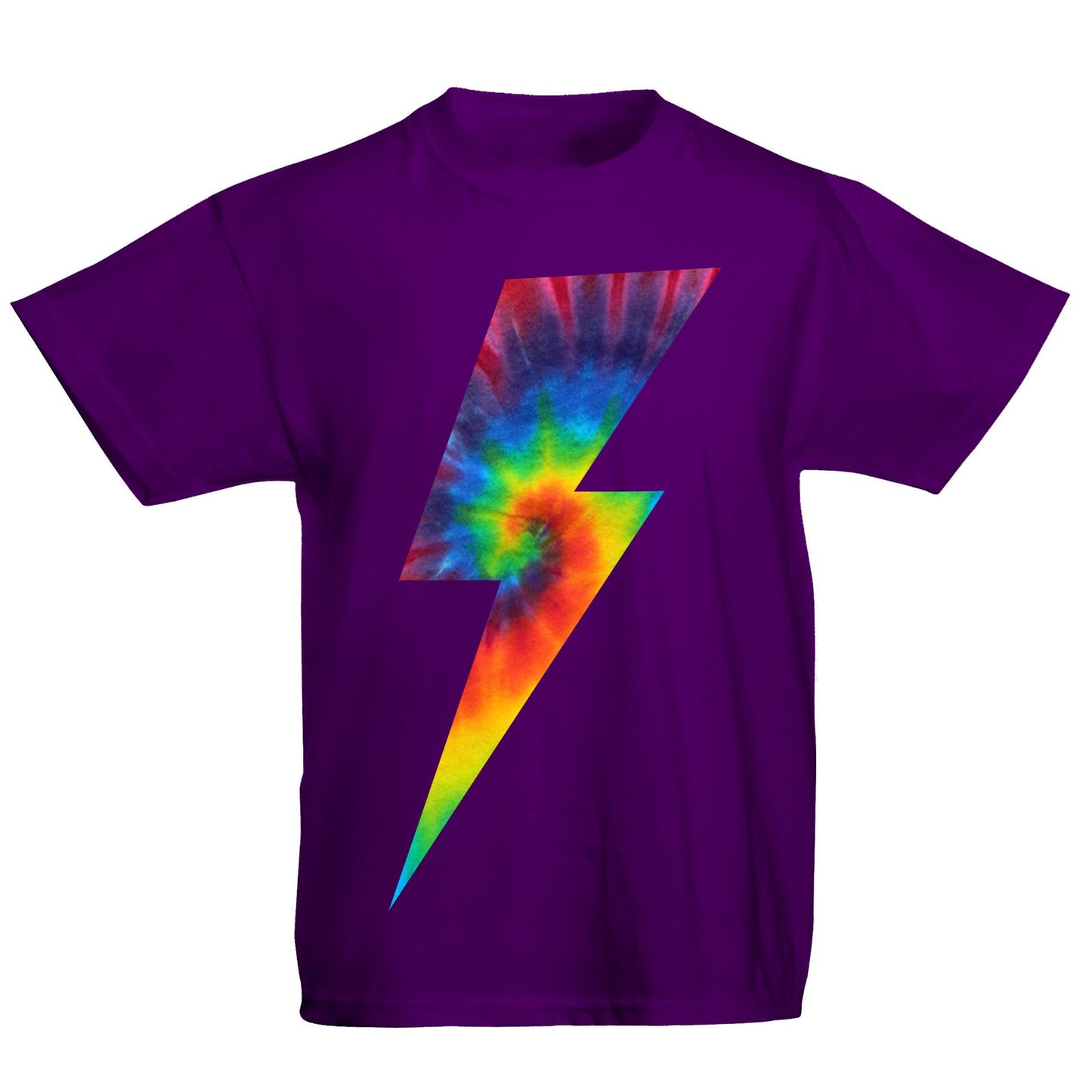 Tie Dye Lightning Bolt Kids T-shirt