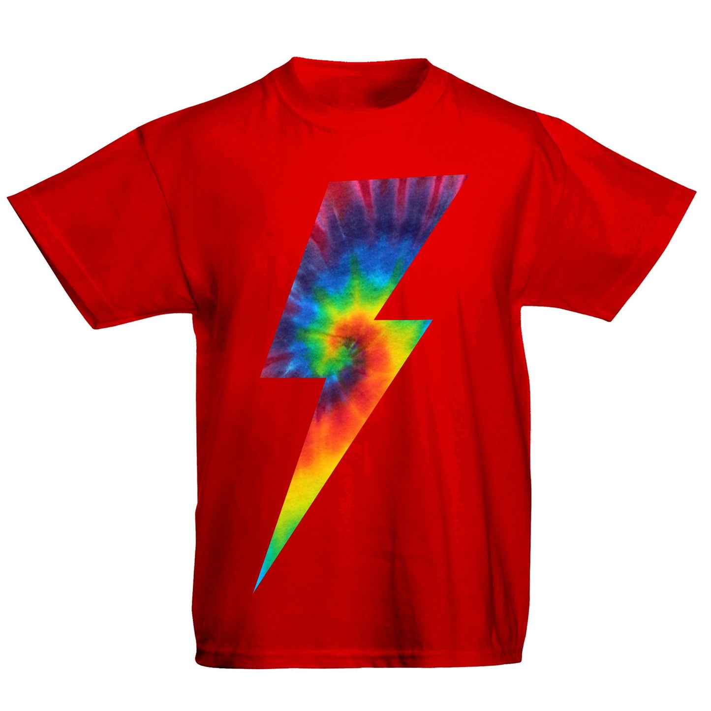 Tie Dye Lightning Bolt Kids T-shirt