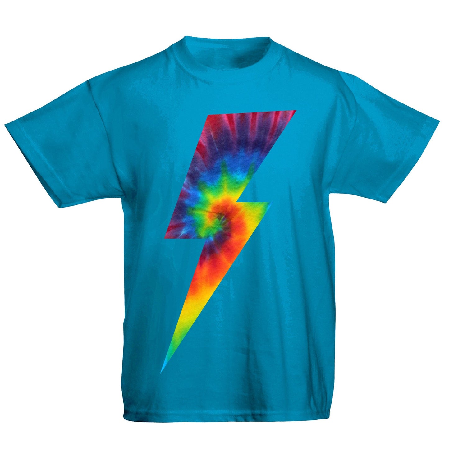 Tie Dye Lightning Bolt Kids T-shirt