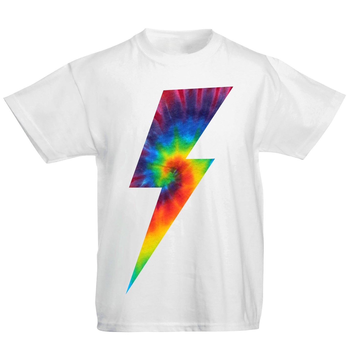 Tie Dye Lightning Bolt Kids T-shirt