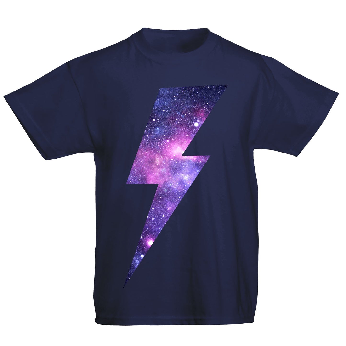 Galaxy Lightning Bolt Kids T-shirt