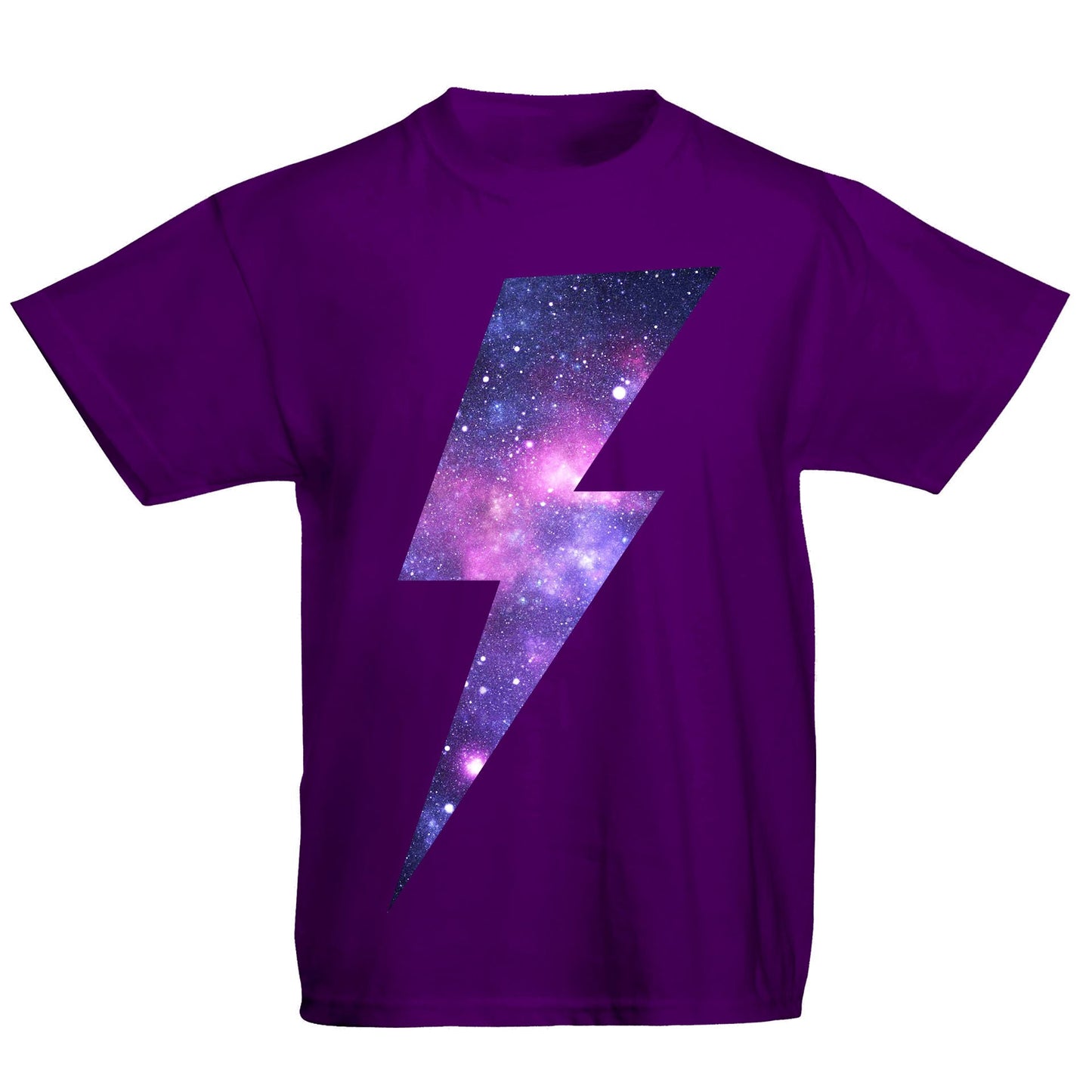 Galaxy Lightning Bolt Kids T-shirt