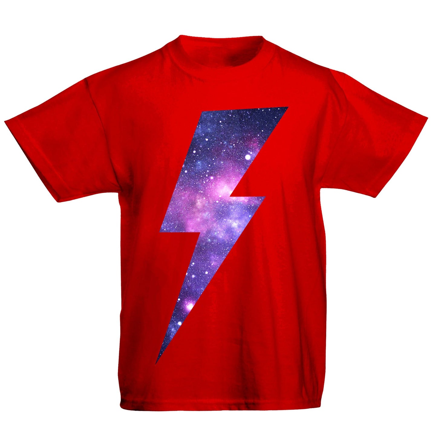 Galaxy Lightning Bolt Kids T-shirt