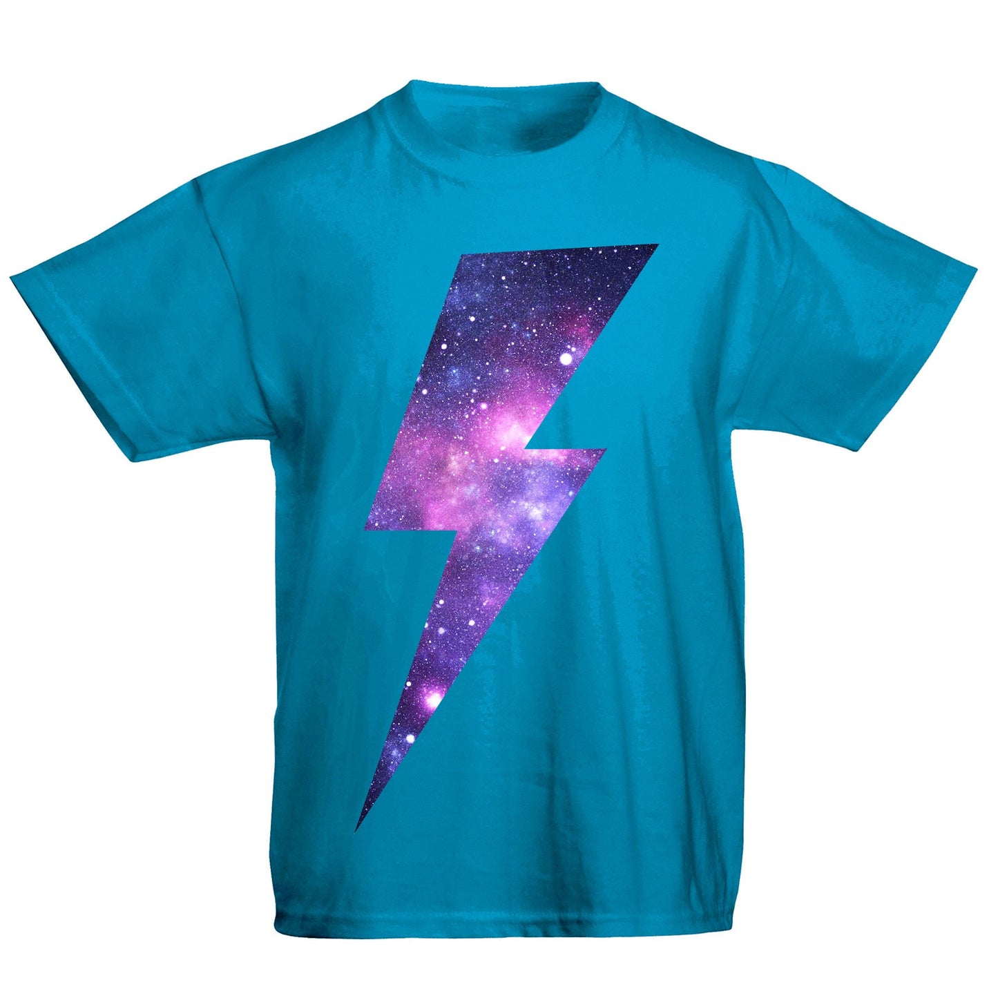 Galaxy Lightning Bolt Kids T-shirt