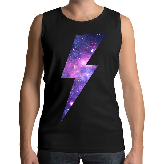 Galaxy Lightning Bolt Mens Vest