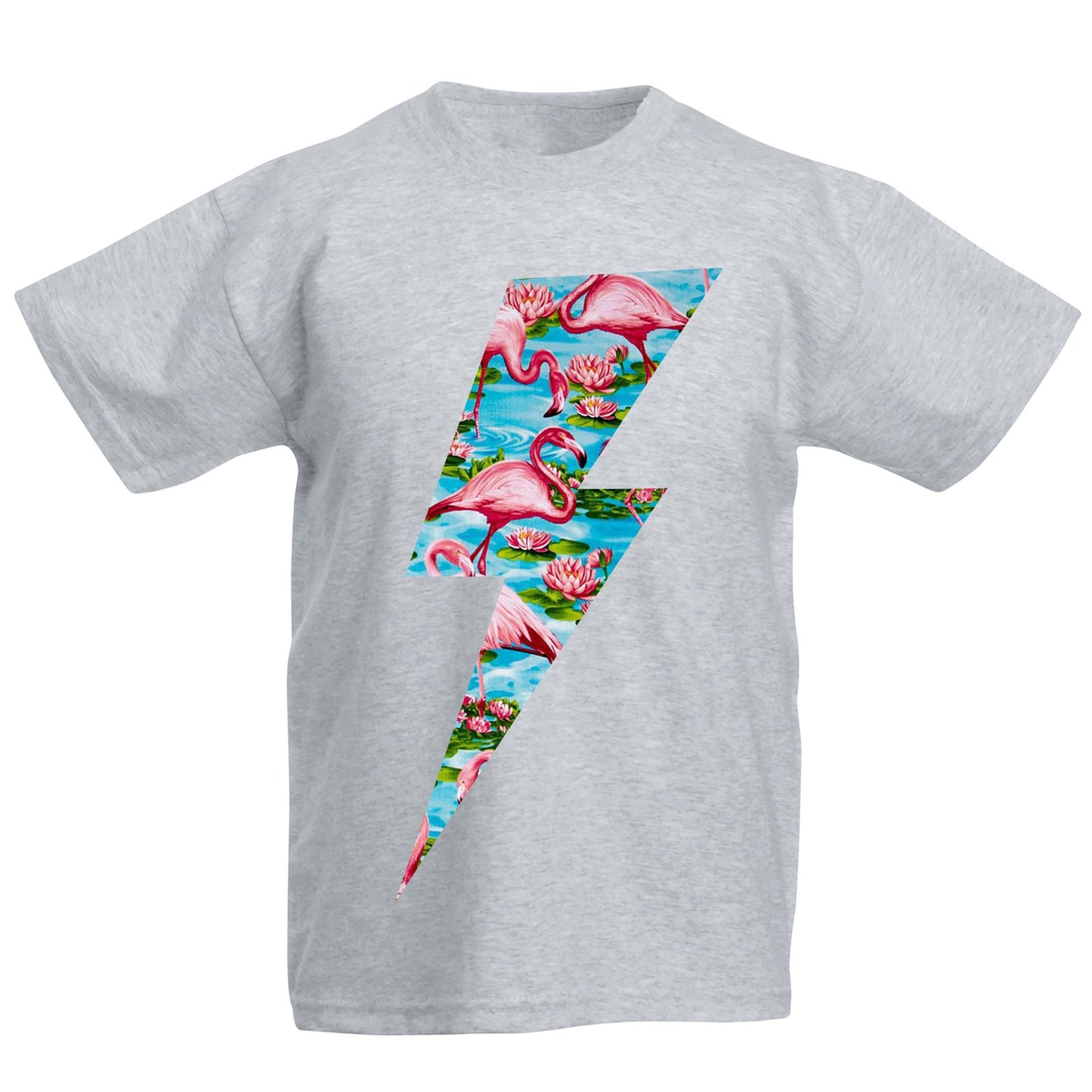 Flamingo Lightning Bolt Kids T-shirt