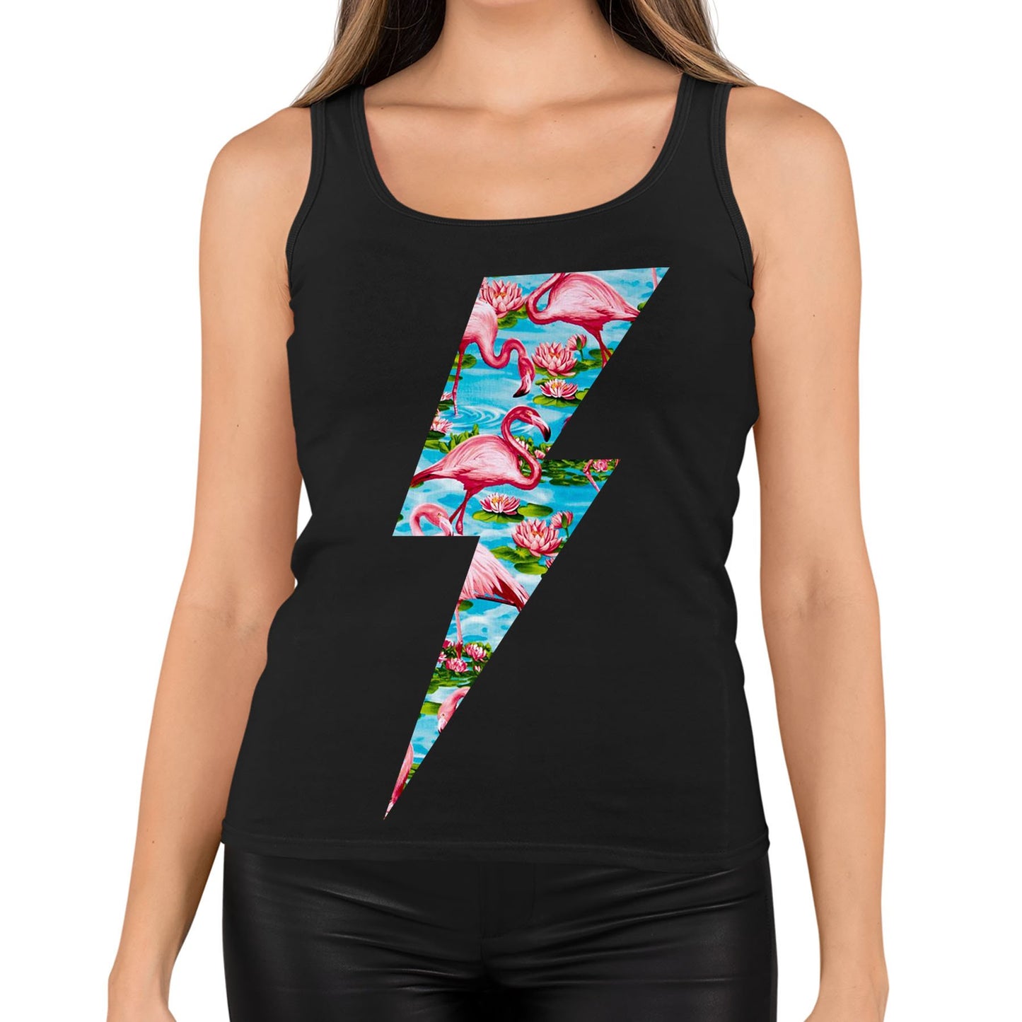 Flamingo Lightning Bolt Womens Vest