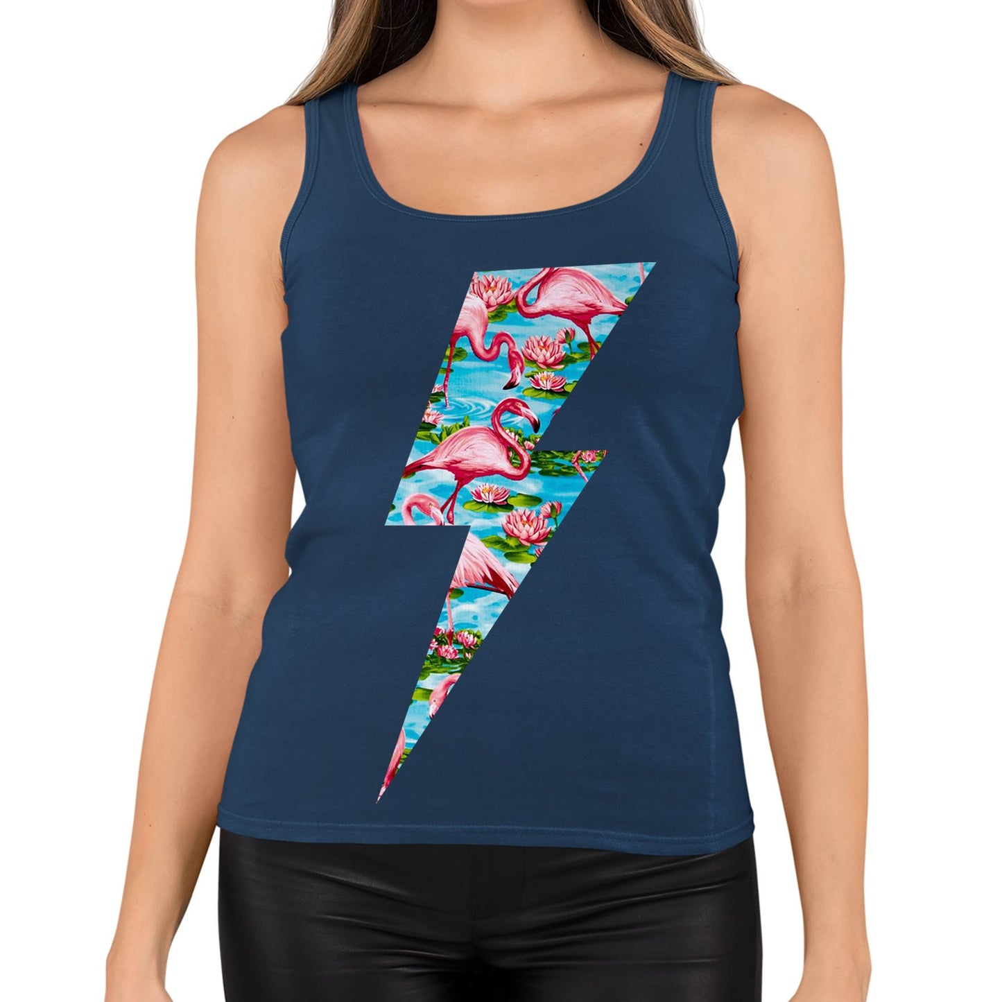 Flamingo Lightning Bolt Womens Vest