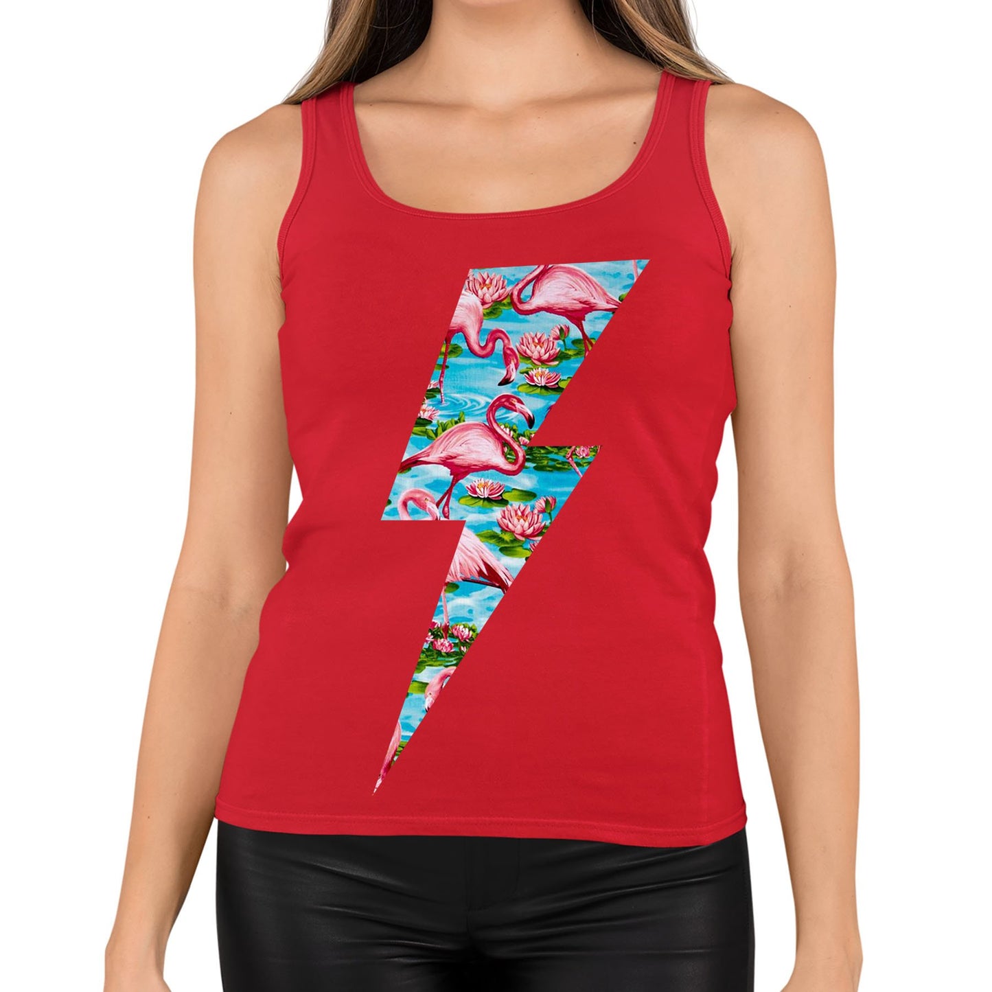 Flamingo Lightning Bolt Womens Vest