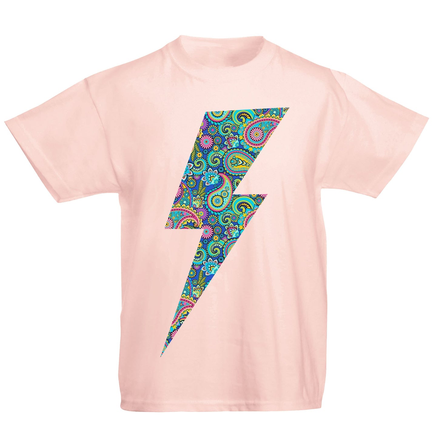 Paisley Lightning Bolt Kids T-shirt