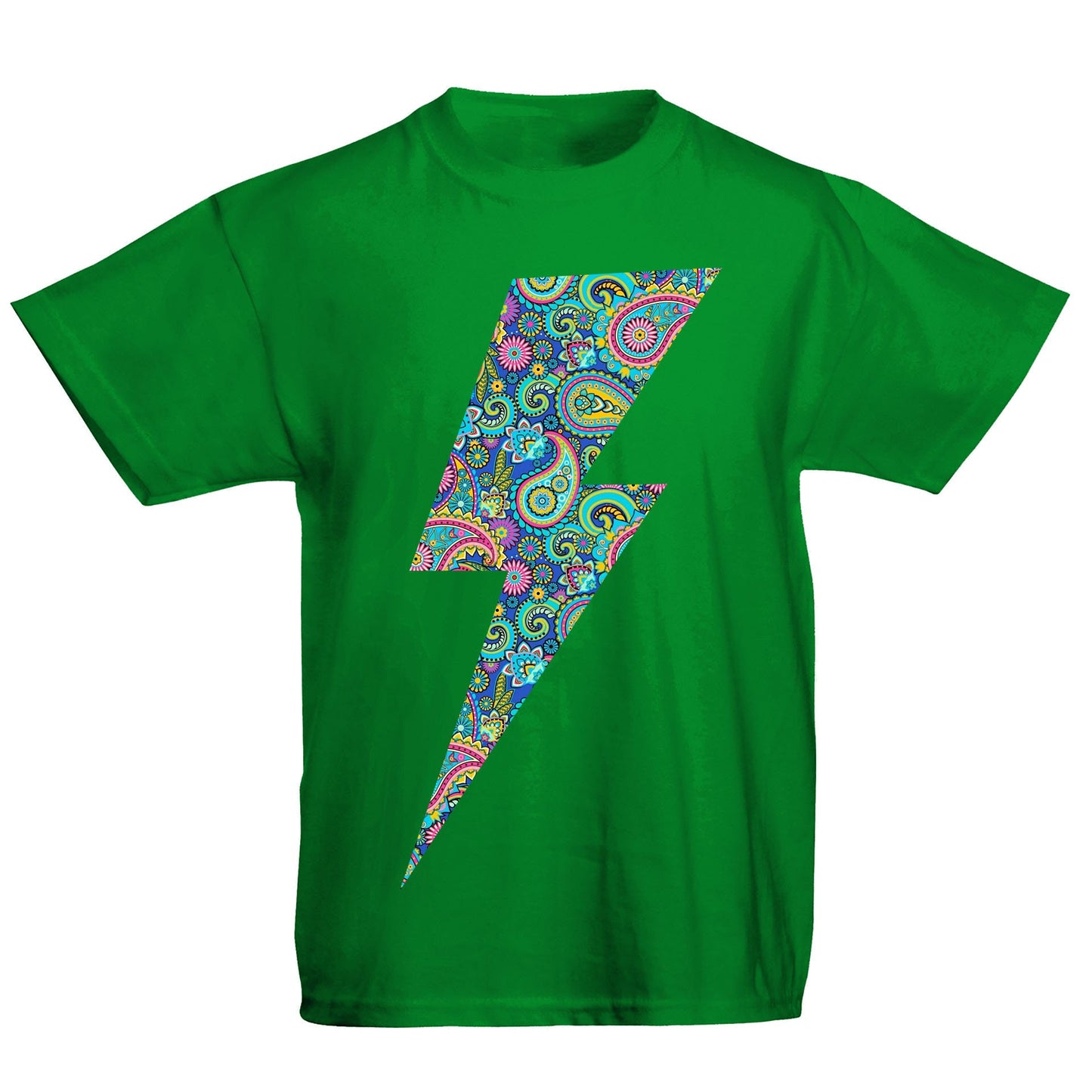 Paisley Lightning Bolt Kids T-shirt