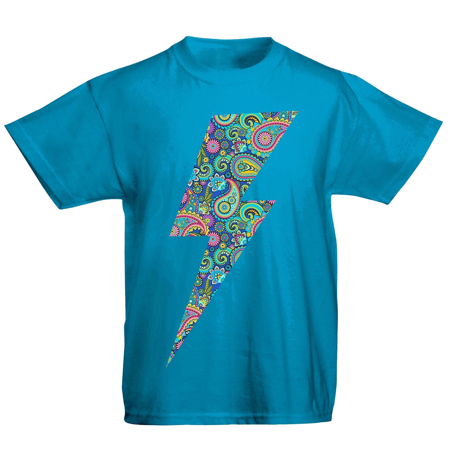 Paisley Lightning Bolt Kids T-shirt