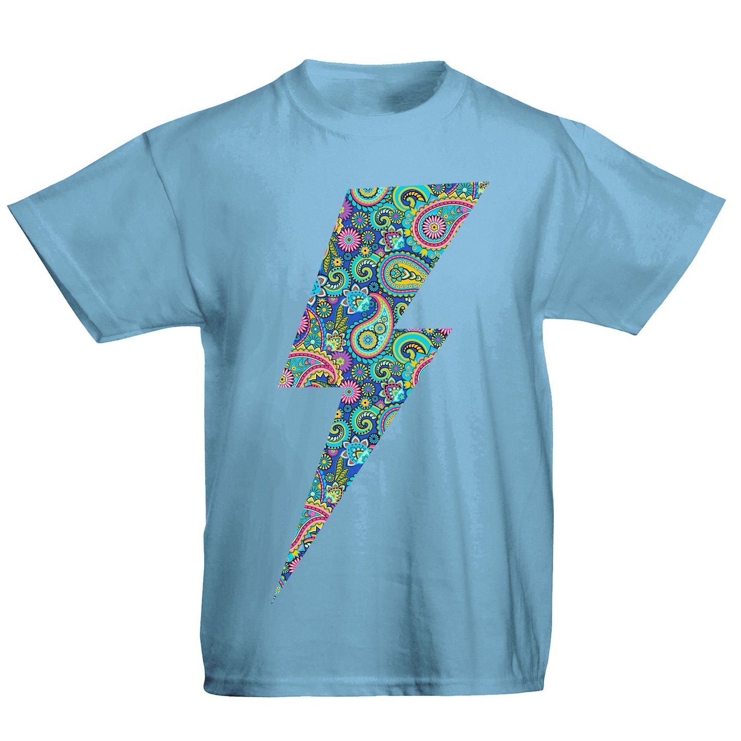 Paisley Lightning Bolt Kids T-shirt